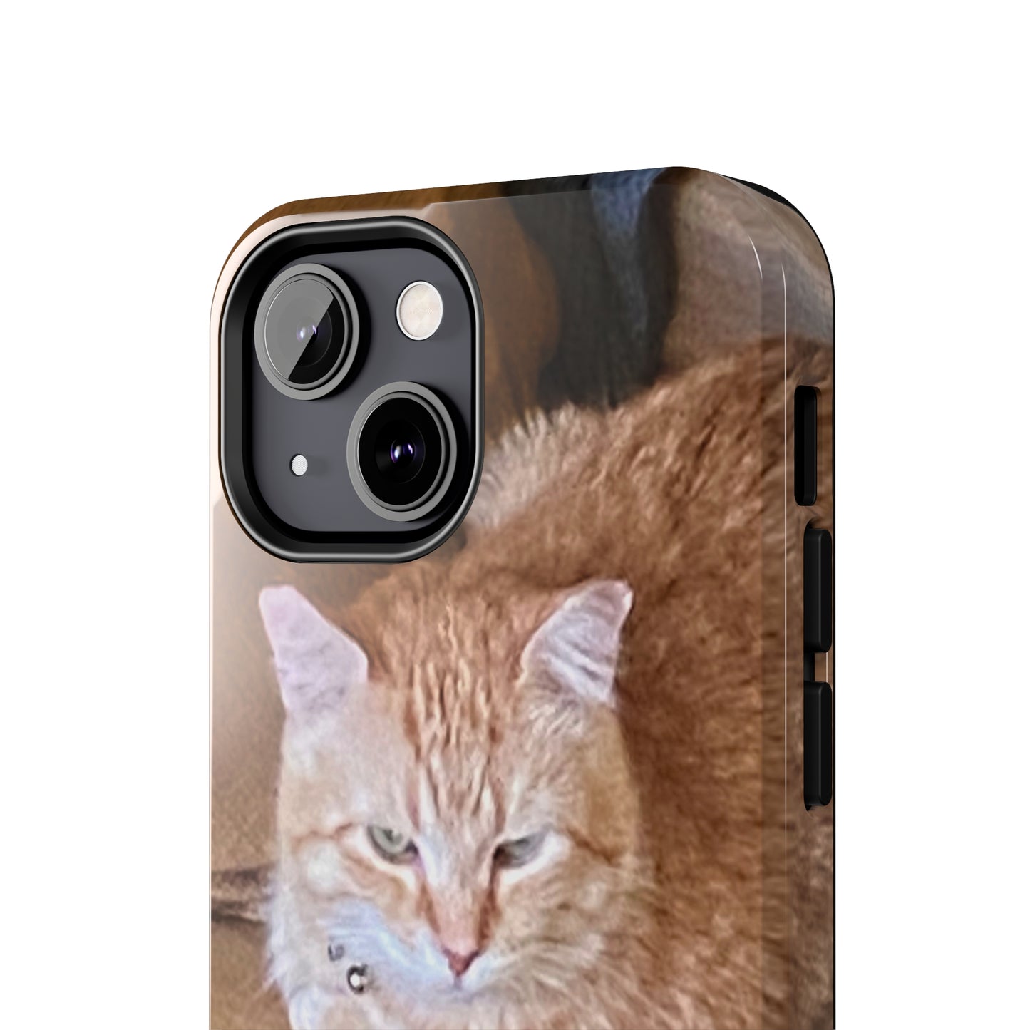 Alfred the Cat's "Couch Potato" Phone Case for iPhone - Lightweight, Impact Resistant, Wireless Charging Compatible