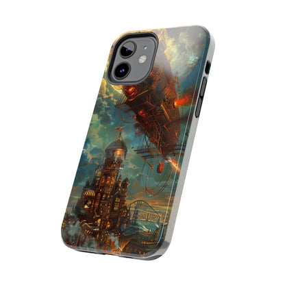 Steampunk Adventures 2 Phone Case for iPhone - Lightweight, Impact Resistant, Wireless Charging Compatible