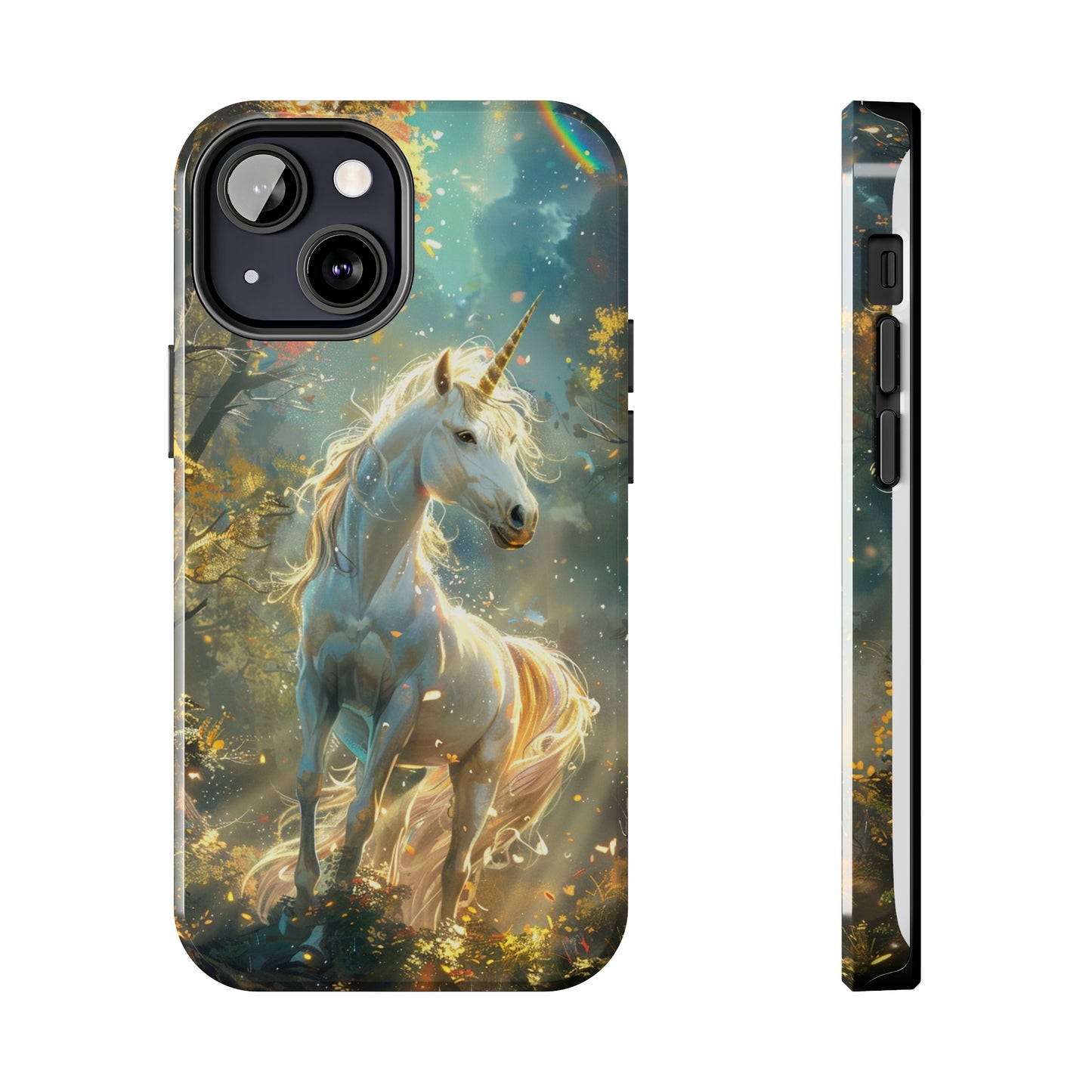 Fantasy Unicorn Phone Case for iPhone - Lightweight, Impact Resistant, Wireless Charging Compatible