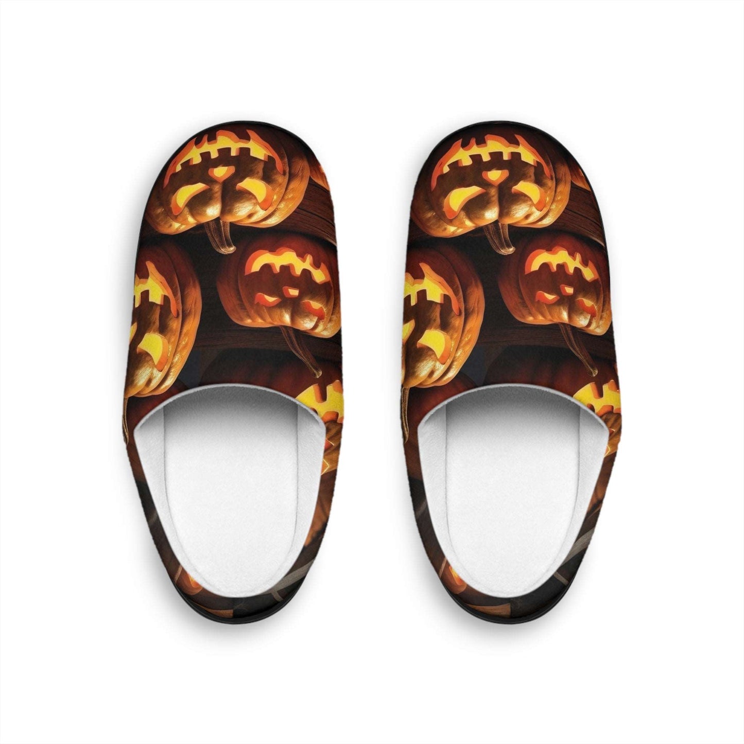 Cute Fall Slipper | Gift For Her | Jack O Lantern Slippers | Halloween Slipper | Halloween Decor | Halloween Costume