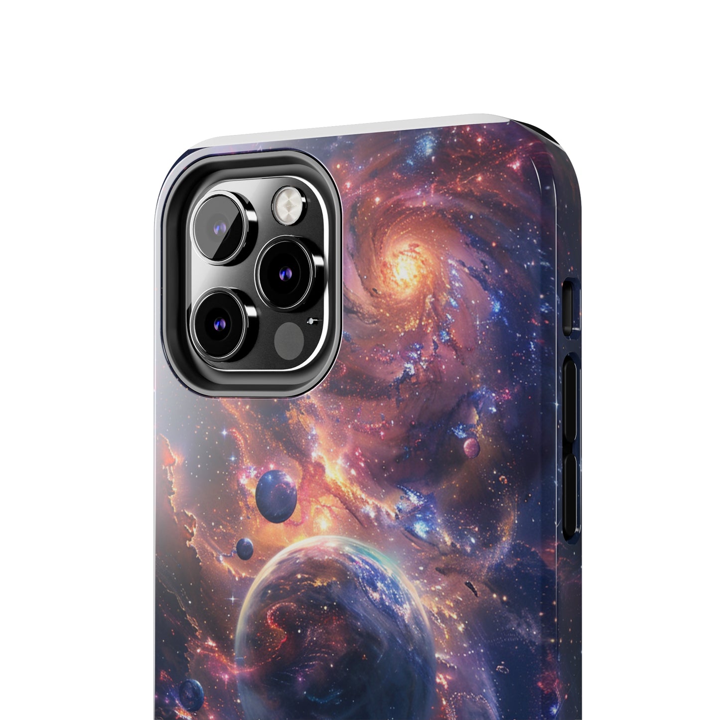 Cosmic Scene Phone Case for iPhone - Lightweight, Impact Resistant, Wireless Charging Compatible