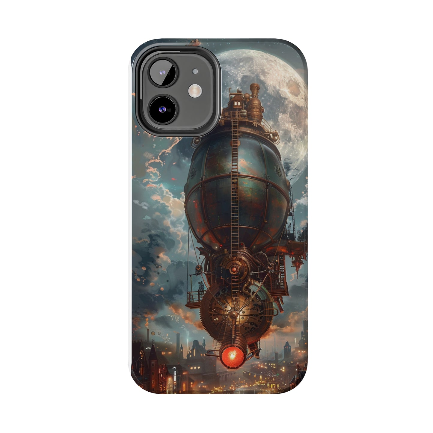 Steampunk Adventure Phone Case for iPhone - Lightweight, Impact Resistant, Wireless Charging Compatible