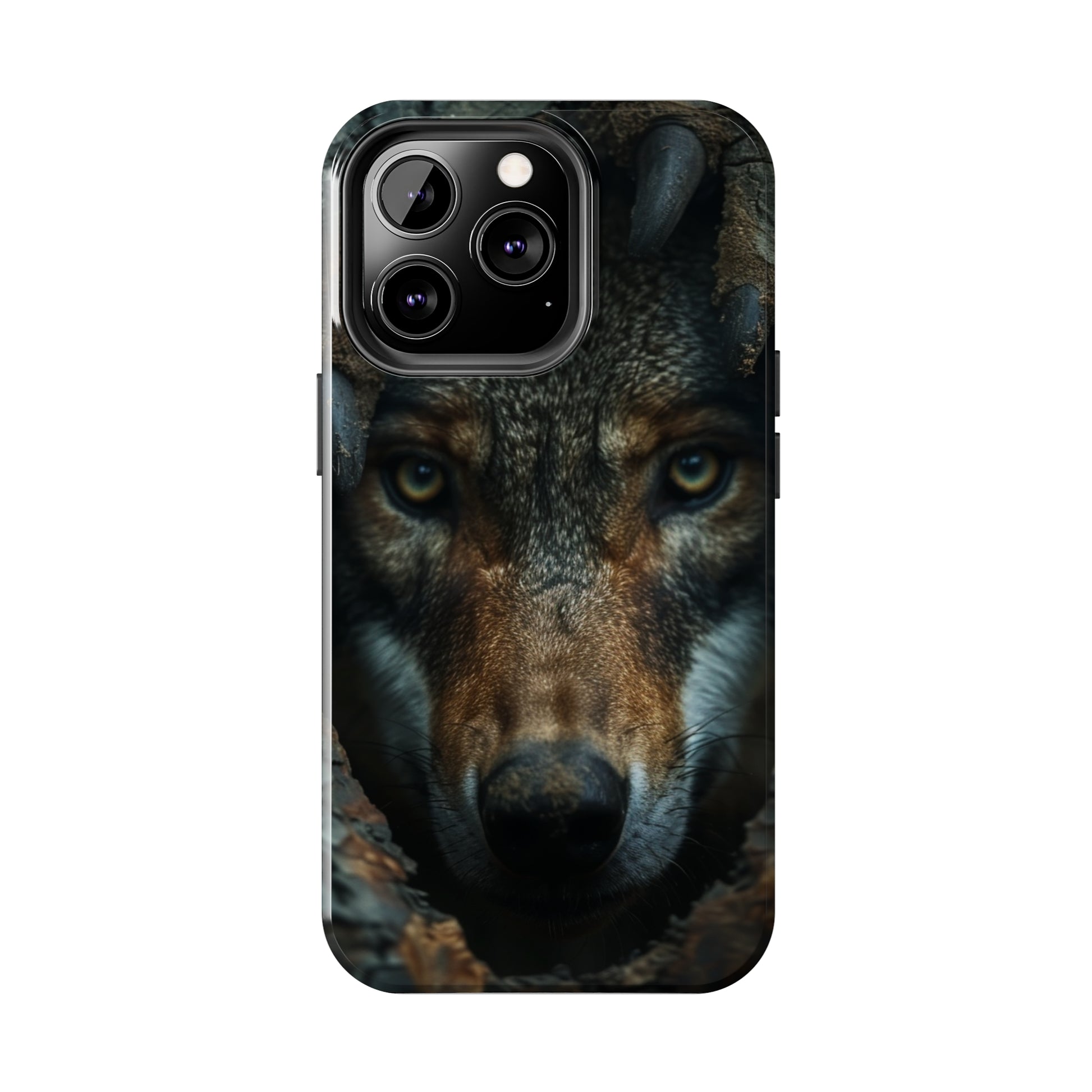 AI Wolf Phone Case for iPhone - Lightweight, Impact Resistant, Wireless Charging Compatible-AI phone case-AI By AJ