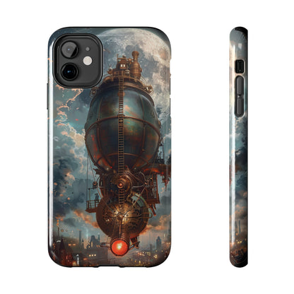 Steampunk Adventure Phone Case for iPhone - Lightweight, Impact Resistant, Wireless Charging Compatible