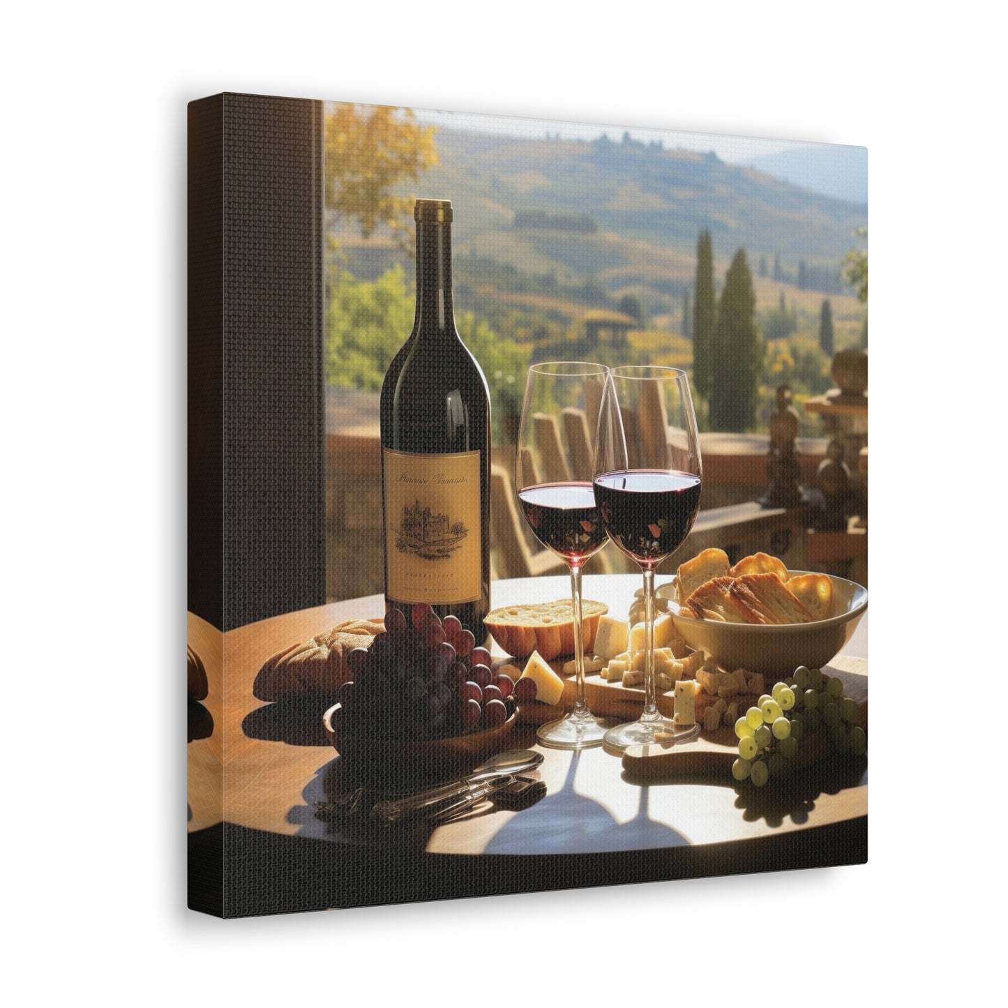 Wine Lover Canvas Gallery Wrap Series 1 | Perfect Wine Cellar Art & Kitchen Decor