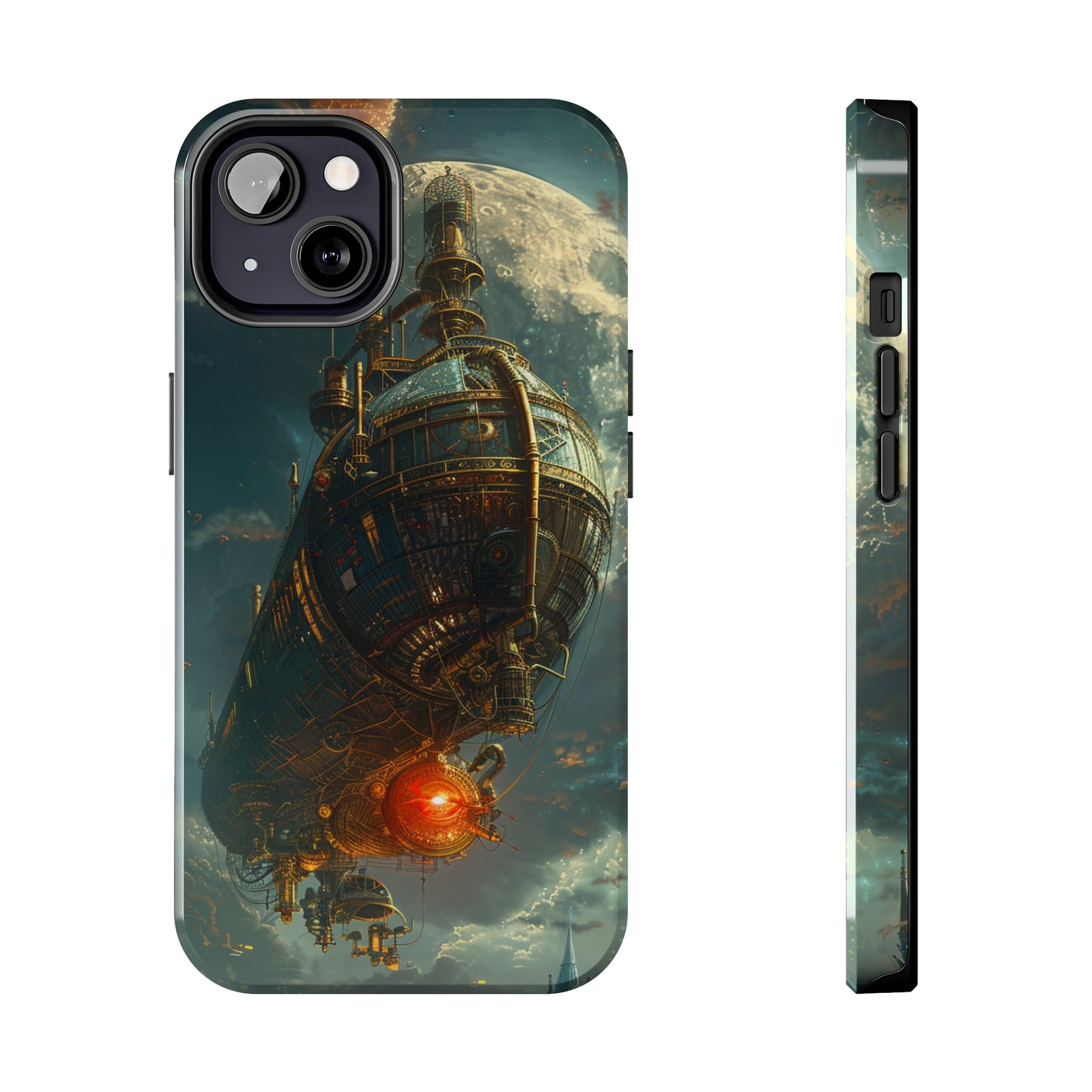 Steampunk Adventures 5 Phone Case for iPhone - Lightweight, Impact Resistant, Wireless Charging Compatible