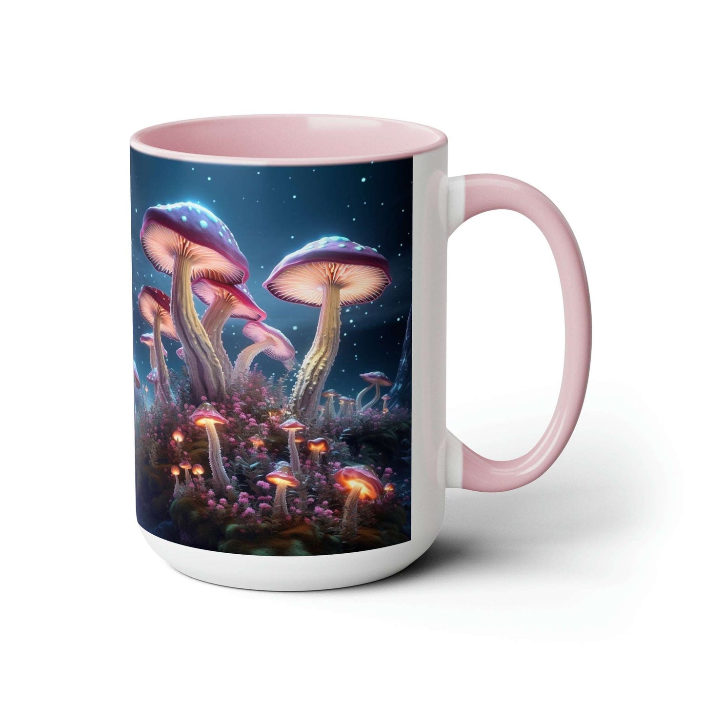 AI Art Mushroom Land Coffee Mug