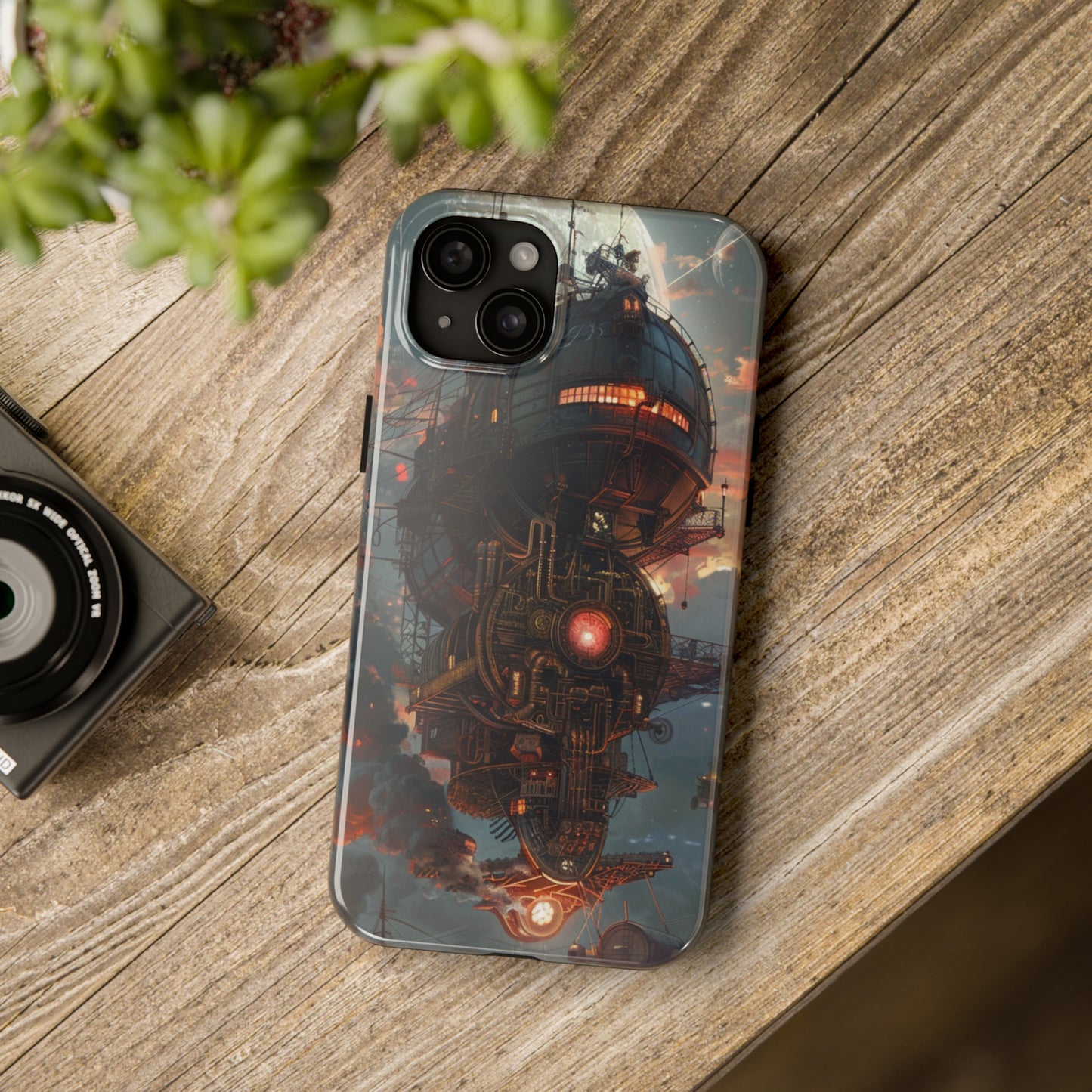 Steampunk Adventures 3 Phone Case for iPhone - Lightweight, Impact Resistant, Wireless Charging Compatible