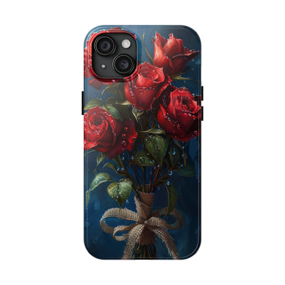 Roses Phone Case for iPhone - Lightweight, Impact Resistant, Wireless Charging Compatible