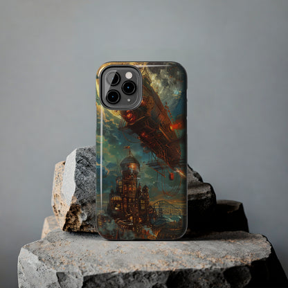 Steampunk Adventures 2 Phone Case for iPhone - Lightweight, Impact Resistant, Wireless Charging Compatible