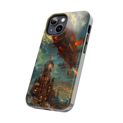 Steampunk Adventures 2 Phone Case for iPhone - Lightweight, Impact Resistant, Wireless Charging Compatible