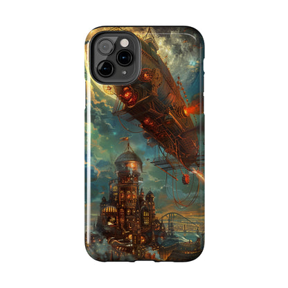 Steampunk Adventures 2 Phone Case for iPhone - Lightweight, Impact Resistant, Wireless Charging Compatible