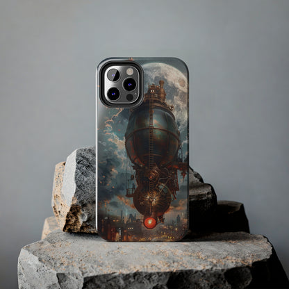 Steampunk Adventure Phone Case for iPhone - Lightweight, Impact Resistant, Wireless Charging Compatible