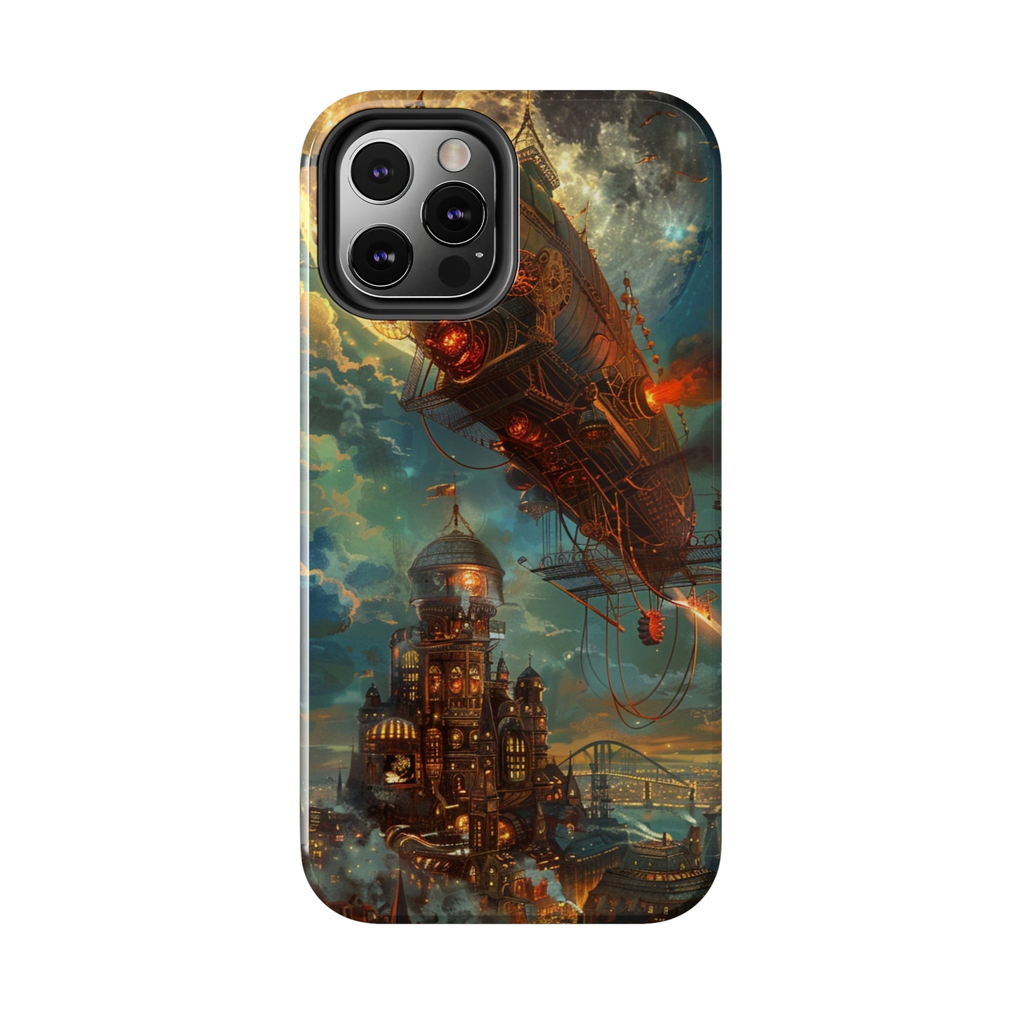 Steampunk Adventures 2 Phone Case for iPhone - Lightweight, Impact Resistant, Wireless Charging Compatible