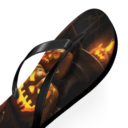 Halloween Flip Flops: The Perfect Shoes for Your Spooky Season Outfit, Great Halloween Gift, Halloween Accessory, Halloween Shoes