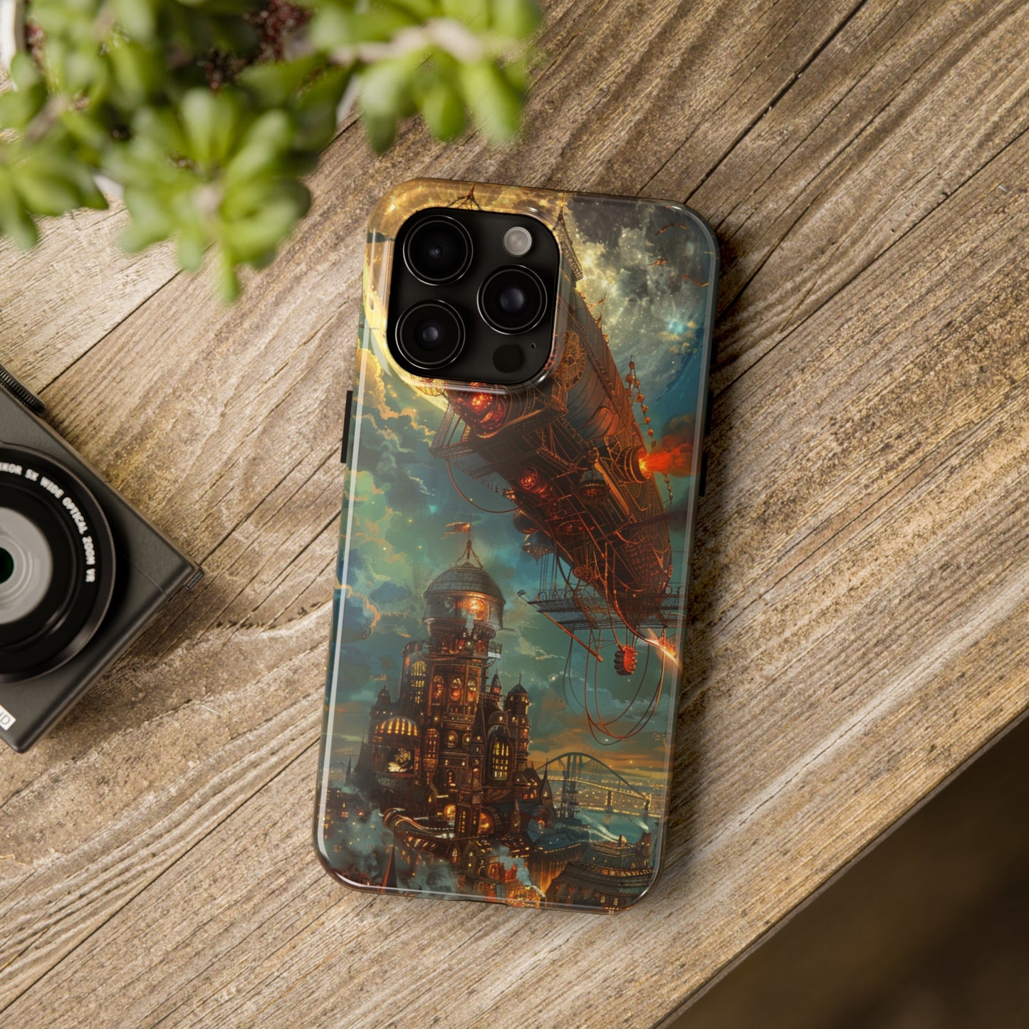 Steampunk Adventures 2 Phone Case for iPhone - Lightweight, Impact Resistant, Wireless Charging Compatible