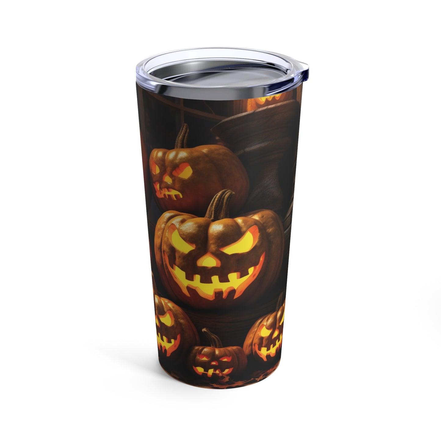 Halloween Tumbler, Spooky Pumpkin Tumbler with Pumpkins, 20 oz tumbler, Scary Tumbler, Spooky Tumbler, Halloween Gift