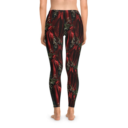 Christmas Mistletoe Leggings!!! Great versatility, use for your Christmas outfit or as workout leggings!