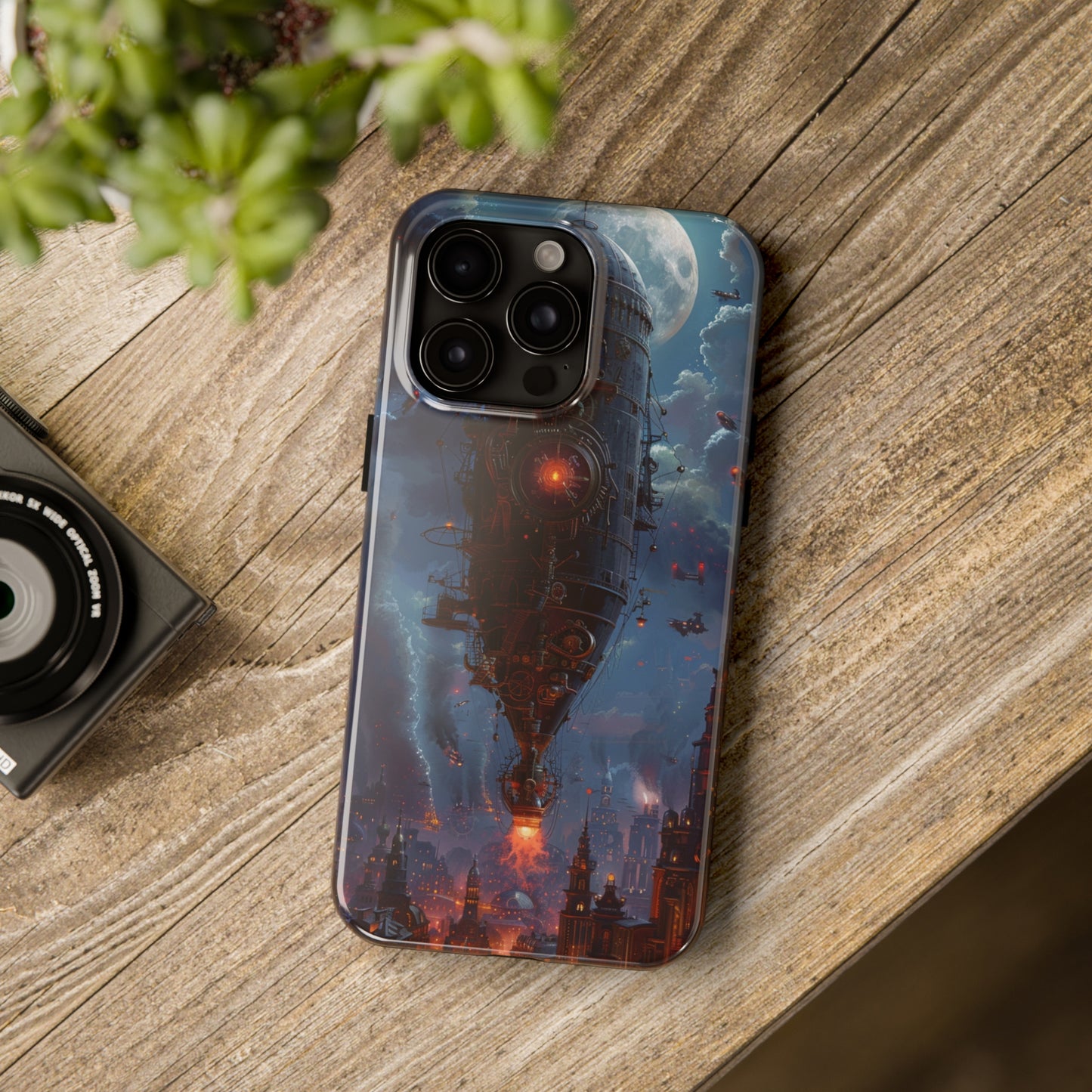 Steampunk Adventures 4 Phone Case for iPhone - Lightweight, Impact Resistant, Wireless Charging Compatible