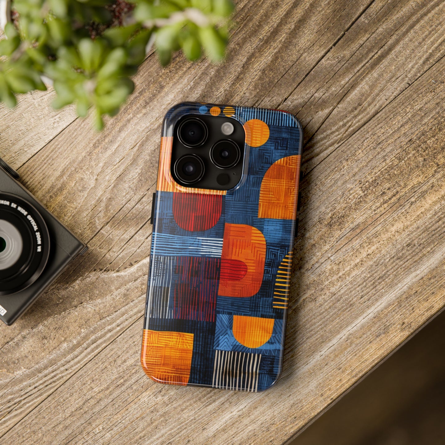 Cultural Tapestry Phone Case 3 for iPhone - Lightweight, Impact Resistant, Wireless Charging Compatible