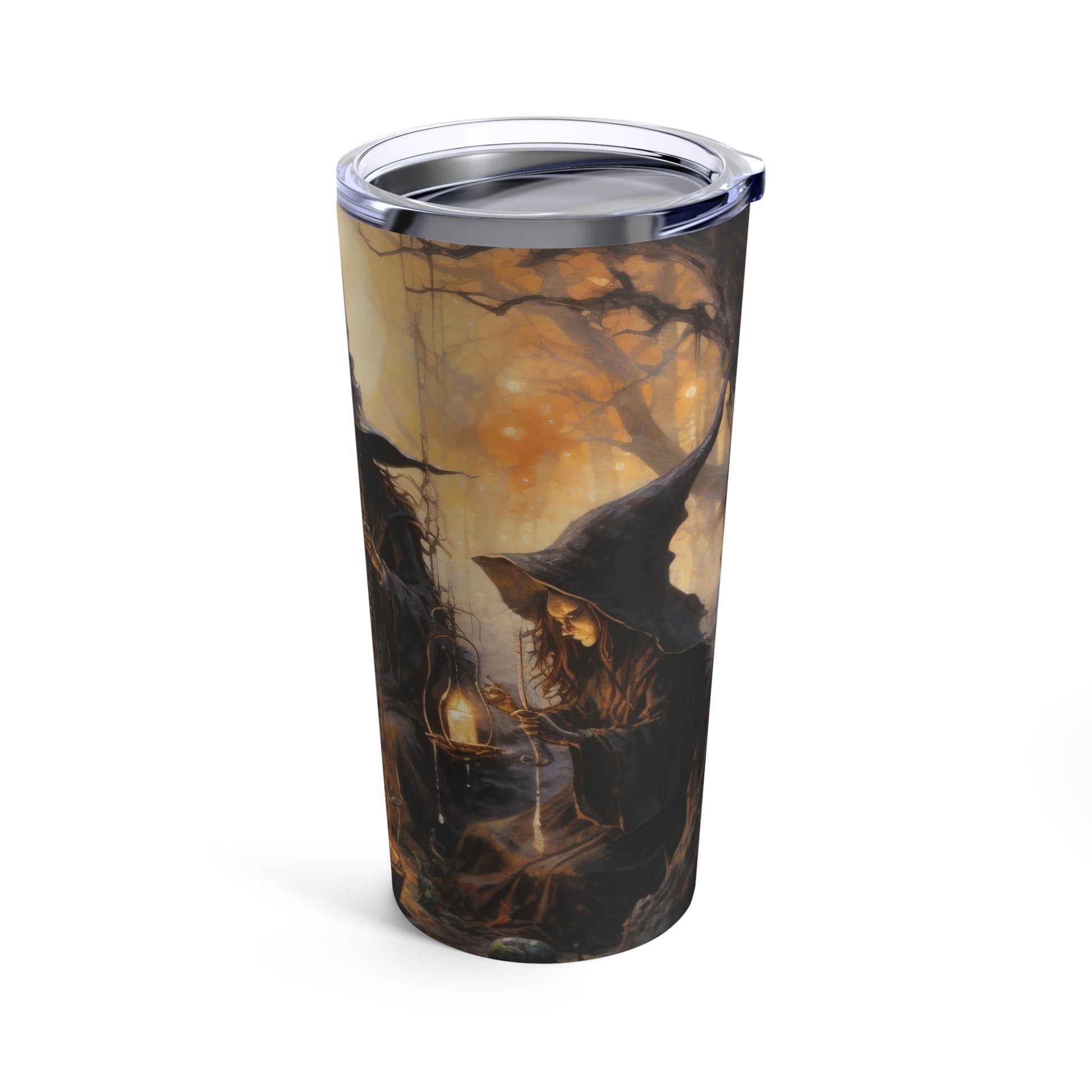 Witches' Midnight Gathering 2 - 20oz Tumbler - Witch Tumbler - Forest Witch