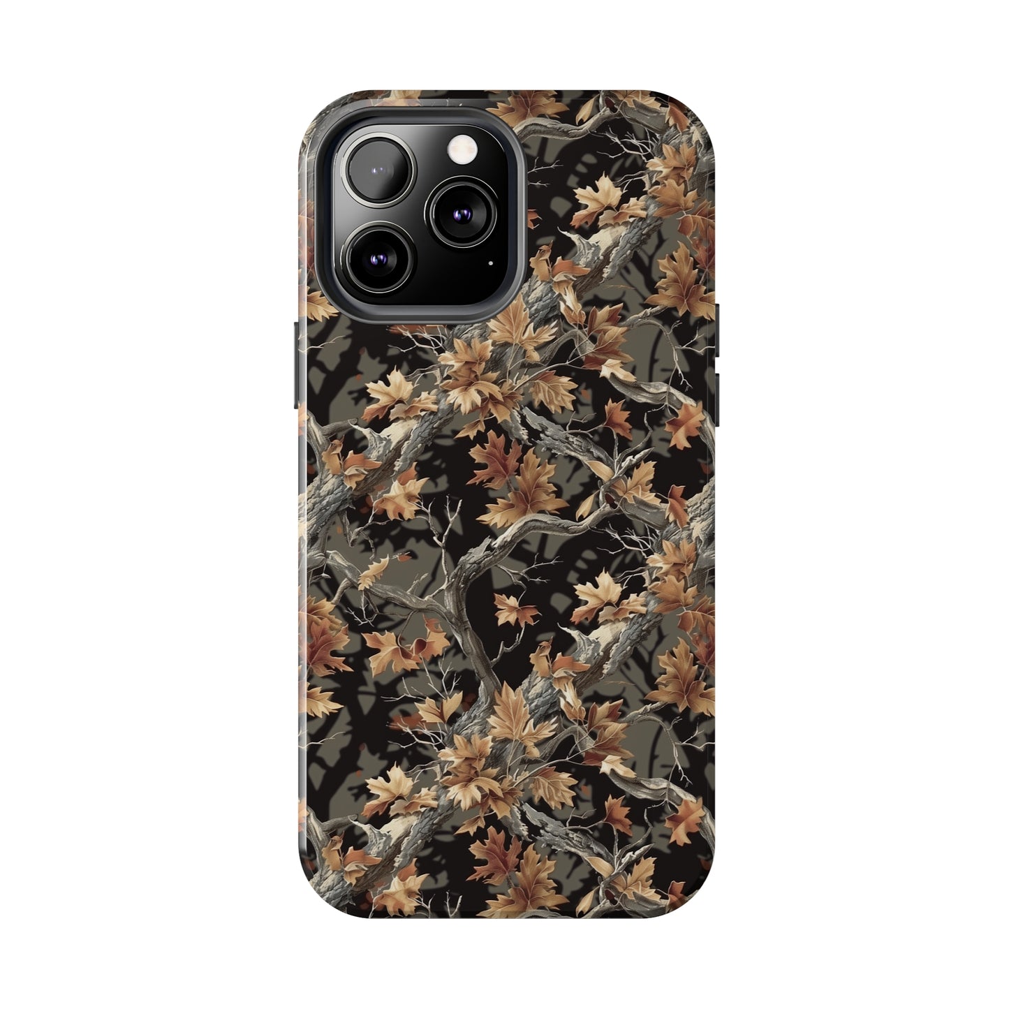 Camo Phone Case for iPhone - Lightweight, Impact Resistant, Wireless Charging Compatible