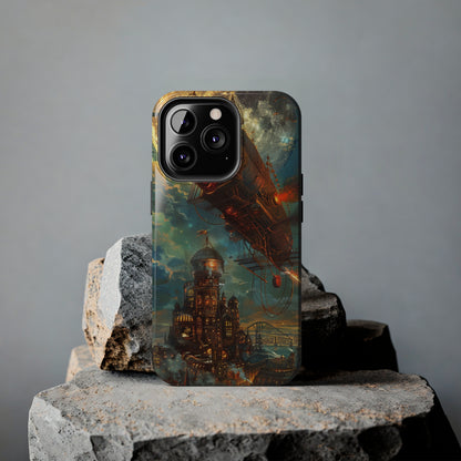 Steampunk Adventures 2 Phone Case for iPhone - Lightweight, Impact Resistant, Wireless Charging Compatible