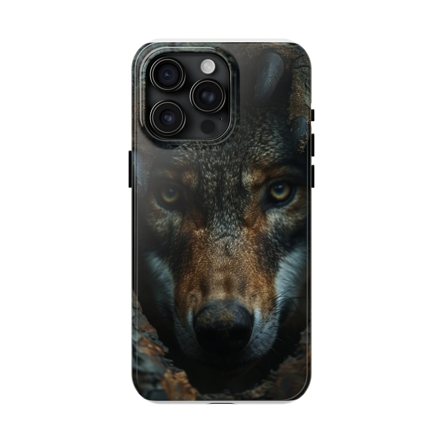 AI Wolf Phone Case for iPhone - Lightweight, Impact Resistant, Wireless Charging Compatible-AI phone case-AI By AJ