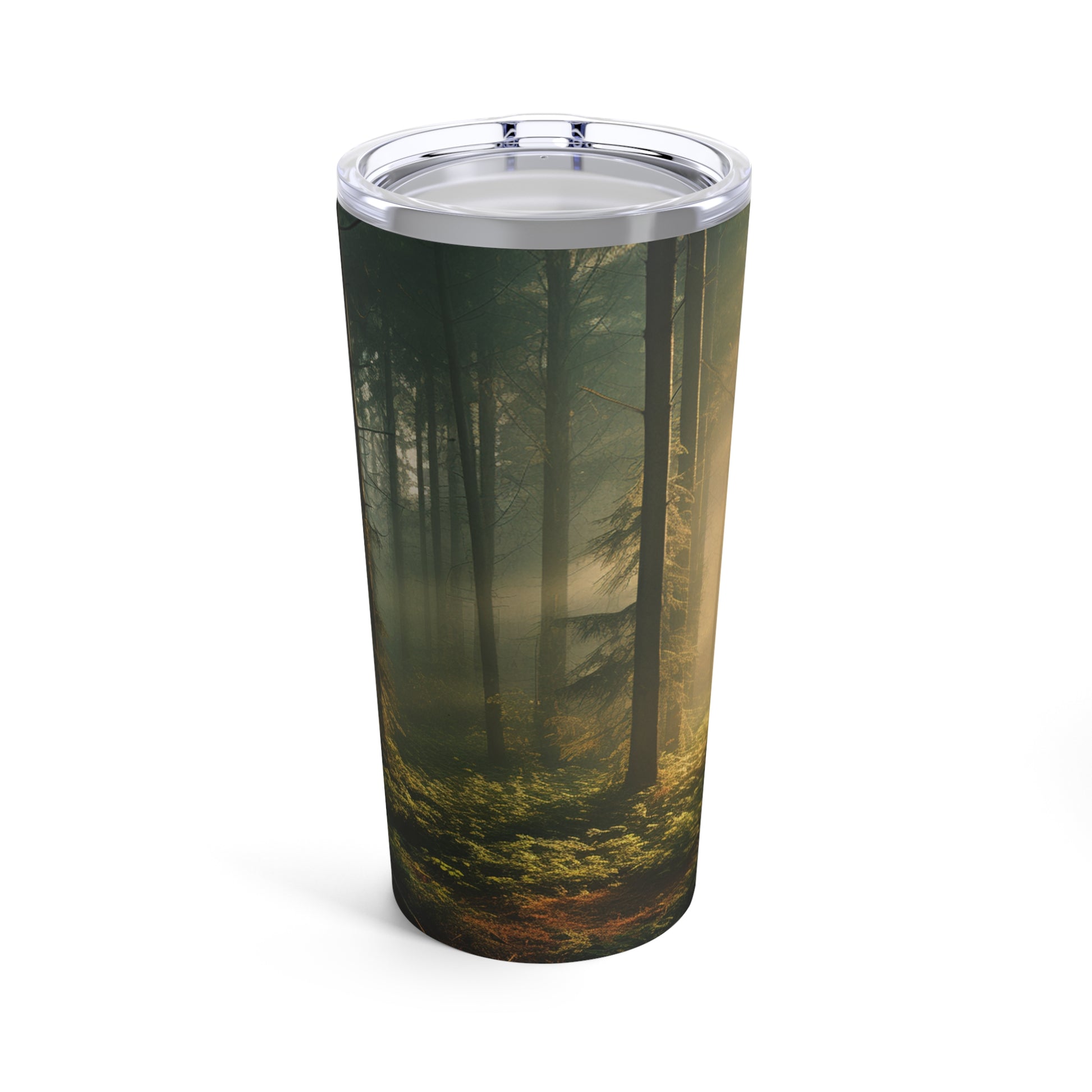 Stainless Steel 20-oz Nature Tumbler: Keep Your Drinks Hot or Cold for Hours