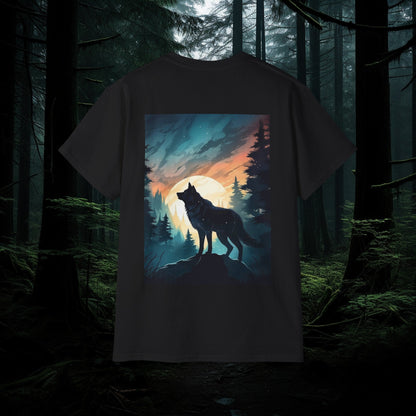 Unisex Mythical Creature Wolf tshirt - Great Wolf lover gift, Wolf Lover Shirt