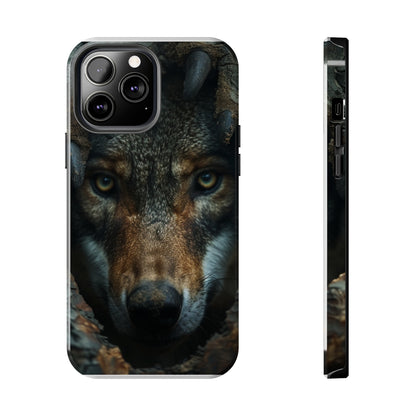 AI Wolf Phone Case for iPhone - Lightweight, Impact Resistant, Wireless Charging Compatible-AI phone case-AI By AJ