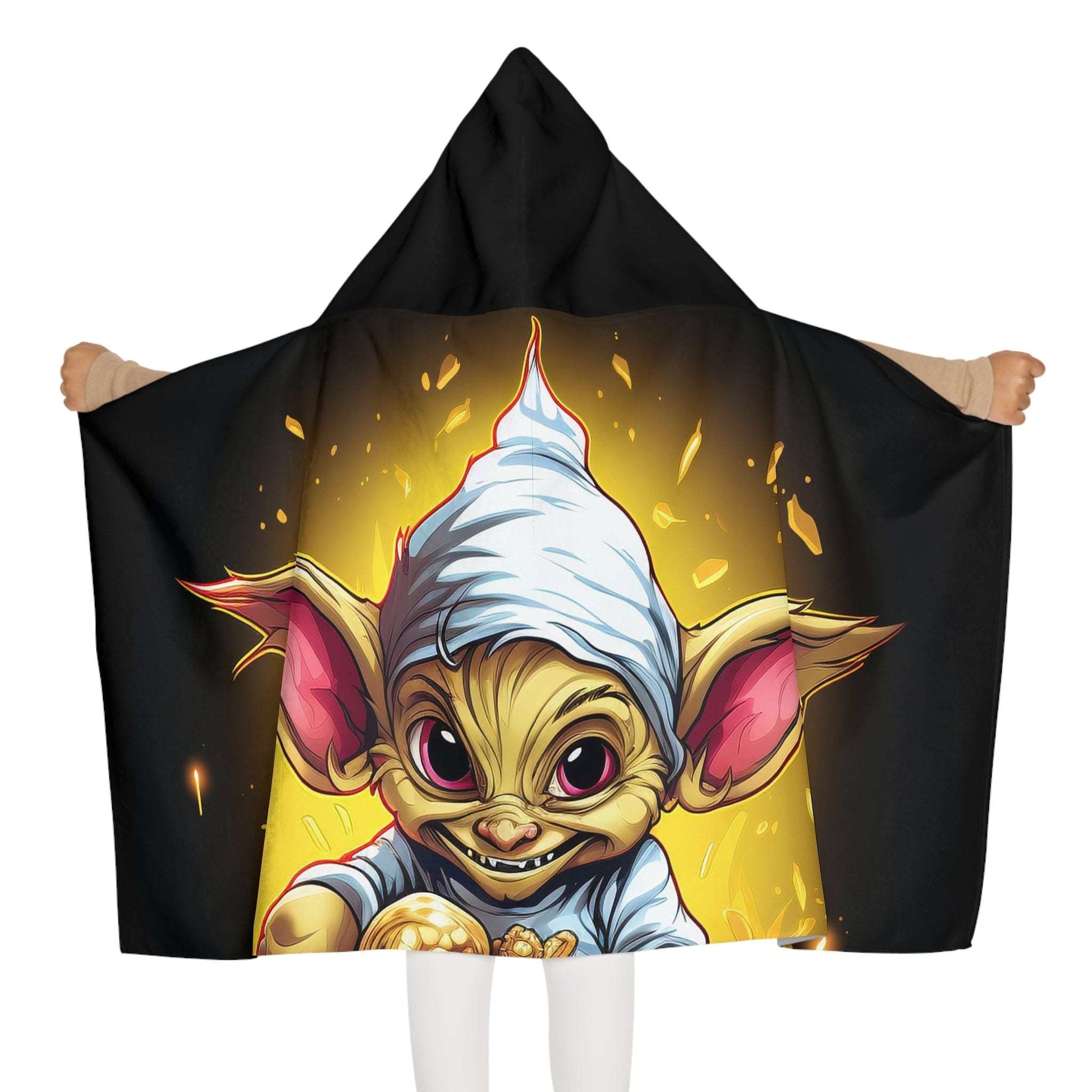 Cute Kids Hooded Towel with the Goblin Design! Great Gift for Kids!