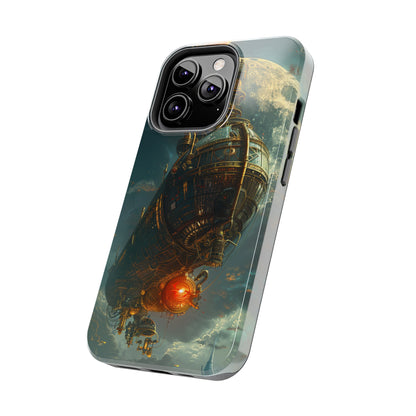 Steampunk Adventures 5 Phone Case for iPhone - Lightweight, Impact Resistant, Wireless Charging Compatible