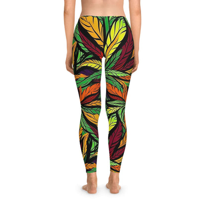 Cannabis Leaf Stretchy Leggings