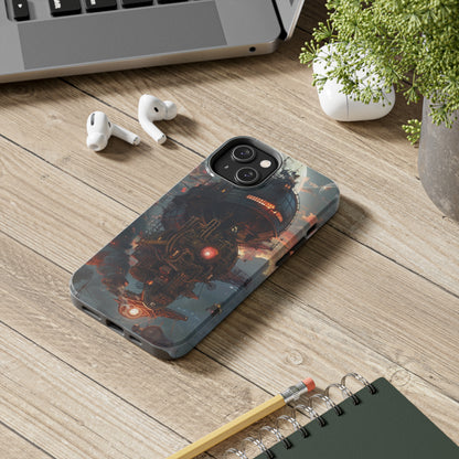 Steampunk Adventures 3 Phone Case for iPhone - Lightweight, Impact Resistant, Wireless Charging Compatible