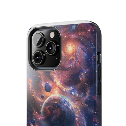 Cosmic Scene Phone Case for iPhone - Lightweight, Impact Resistant, Wireless Charging Compatible