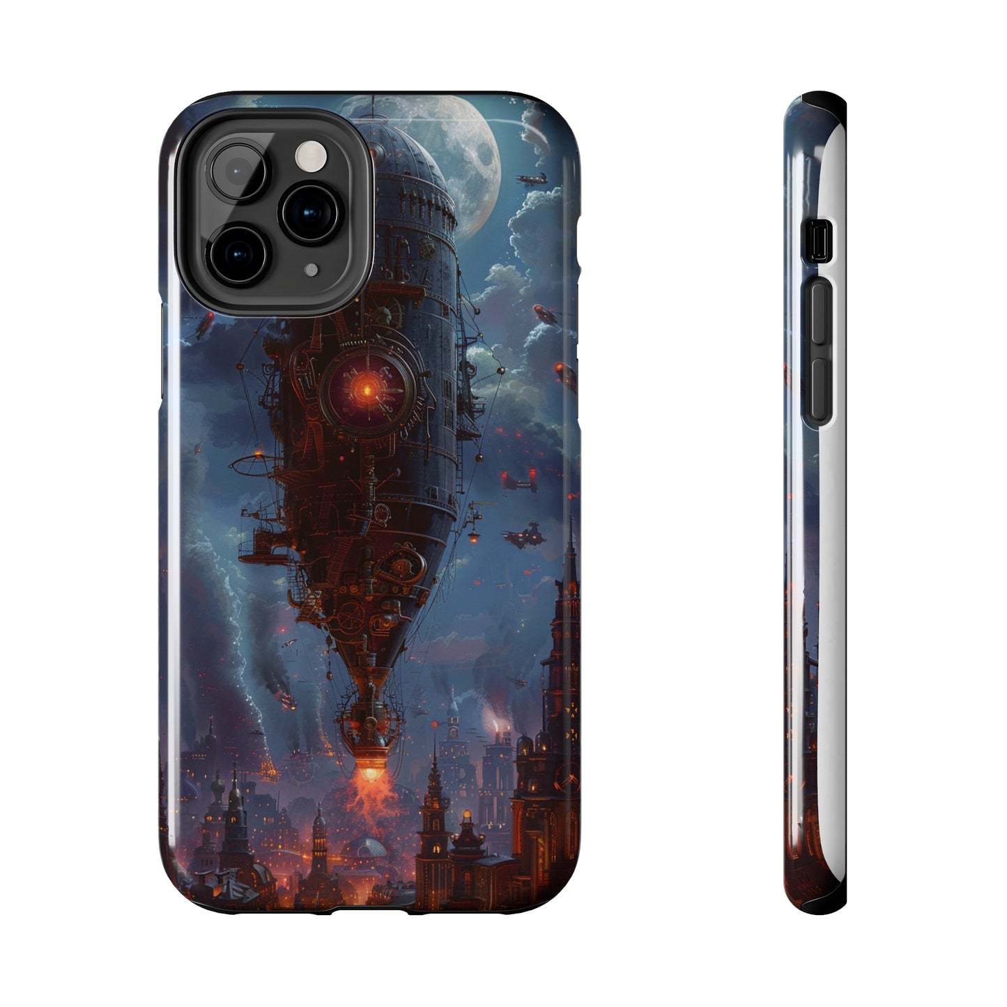 Steampunk Adventures 4 Phone Case for iPhone - Lightweight, Impact Resistant, Wireless Charging Compatible