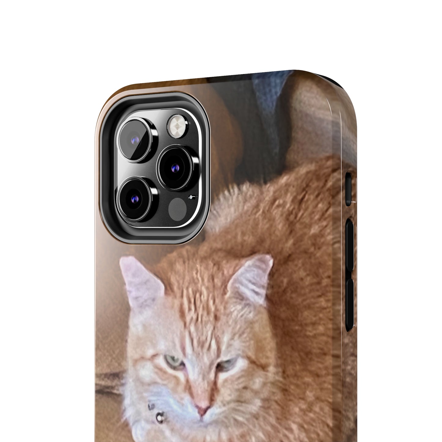 Alfred the Cat's "Couch Potato" Phone Case for iPhone - Lightweight, Impact Resistant, Wireless Charging Compatible