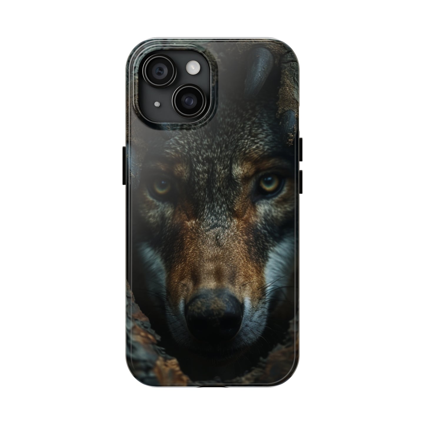 AI Wolf Phone Case for iPhone - Lightweight, Impact Resistant, Wireless Charging Compatible-AI phone case-AI By AJ