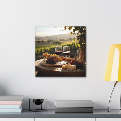 Wine Lover Canvas Gallery Wrap Series 1 b | Wine Cellar Art | Kitchen Decor