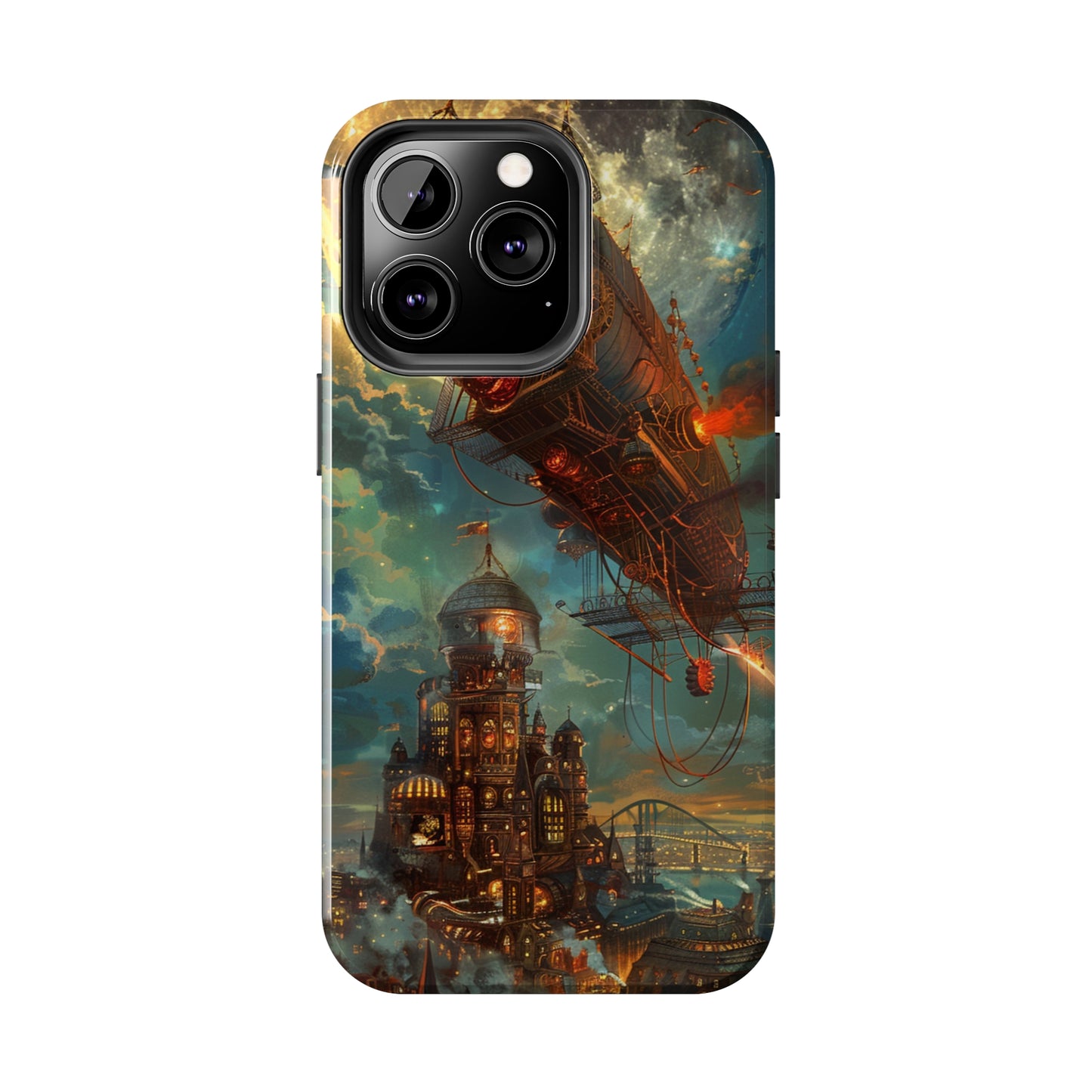 Steampunk Adventures 2 Phone Case for iPhone - Lightweight, Impact Resistant, Wireless Charging Compatible