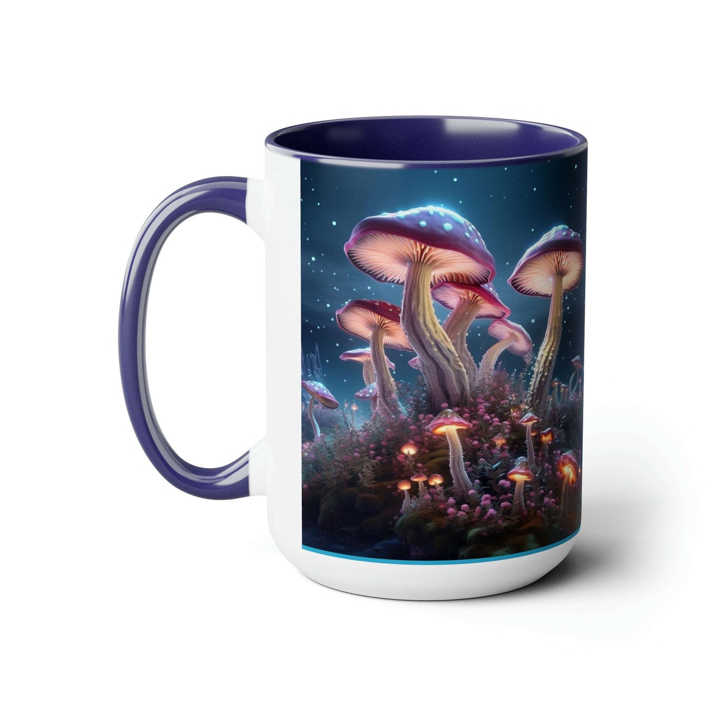 AI Art Mushroom Land Coffee Mug