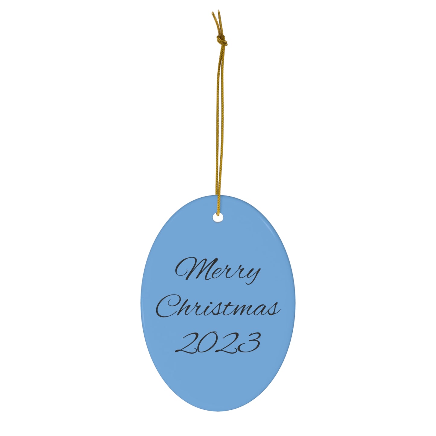 2023 Snowman Christmas Ornament | Merry Christmas 2023 on the back!