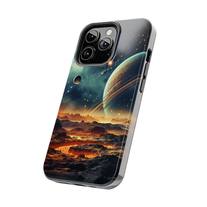 Space Phone Case for iPhone - Lightweight, Impact Resistant, Wireless Charging Compatible