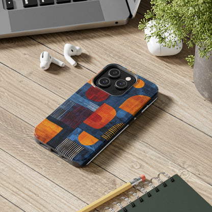 Cultural Tapestry Phone Case 3 for iPhone - Lightweight, Impact Resistant, Wireless Charging Compatible