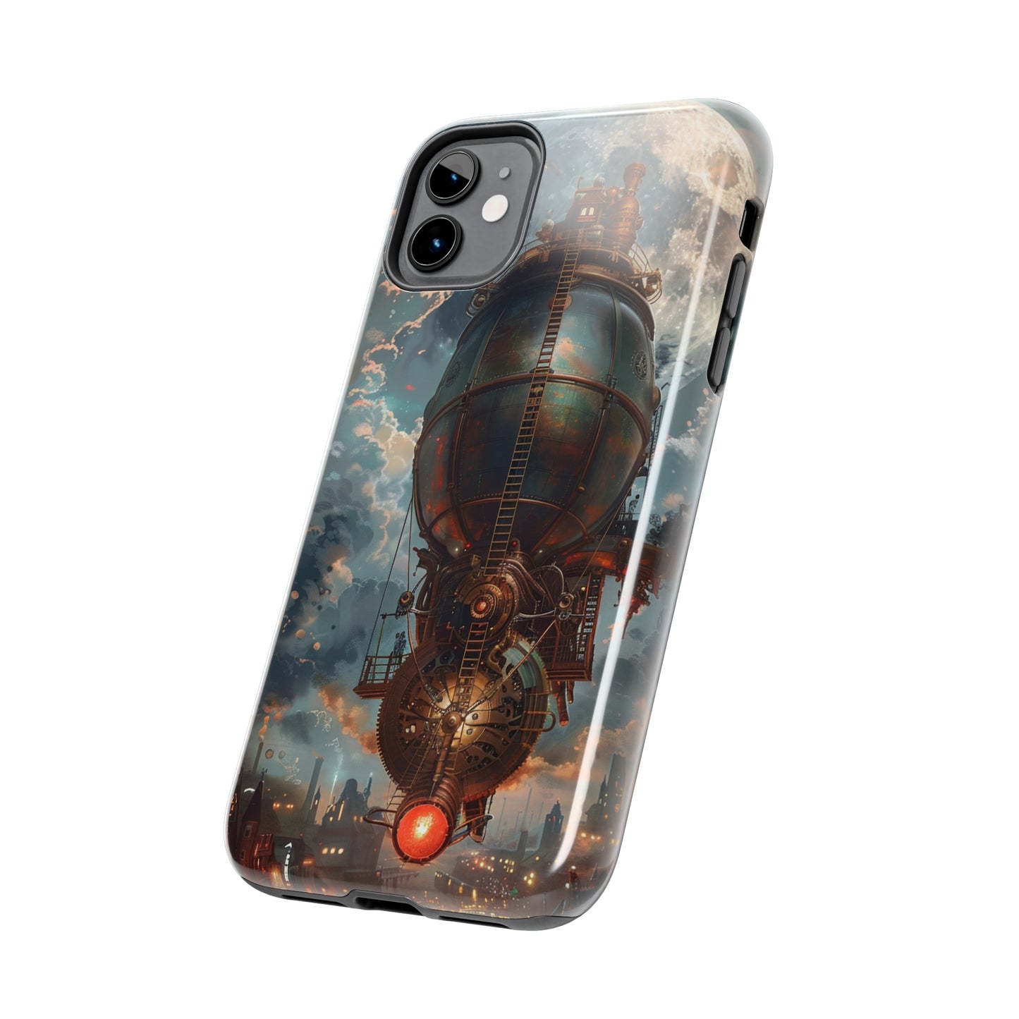 Steampunk Adventure Phone Case for iPhone - Lightweight, Impact Resistant, Wireless Charging Compatible