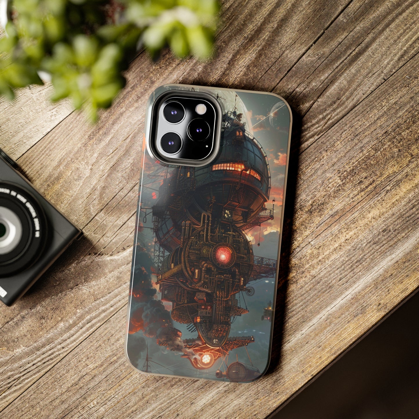 Steampunk Adventures 3 Phone Case for iPhone - Lightweight, Impact Resistant, Wireless Charging Compatible