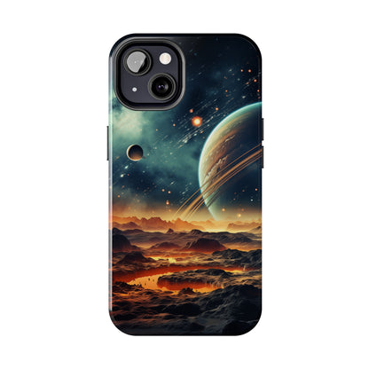 Space Phone Case for iPhone - Lightweight, Impact Resistant, Wireless Charging Compatible