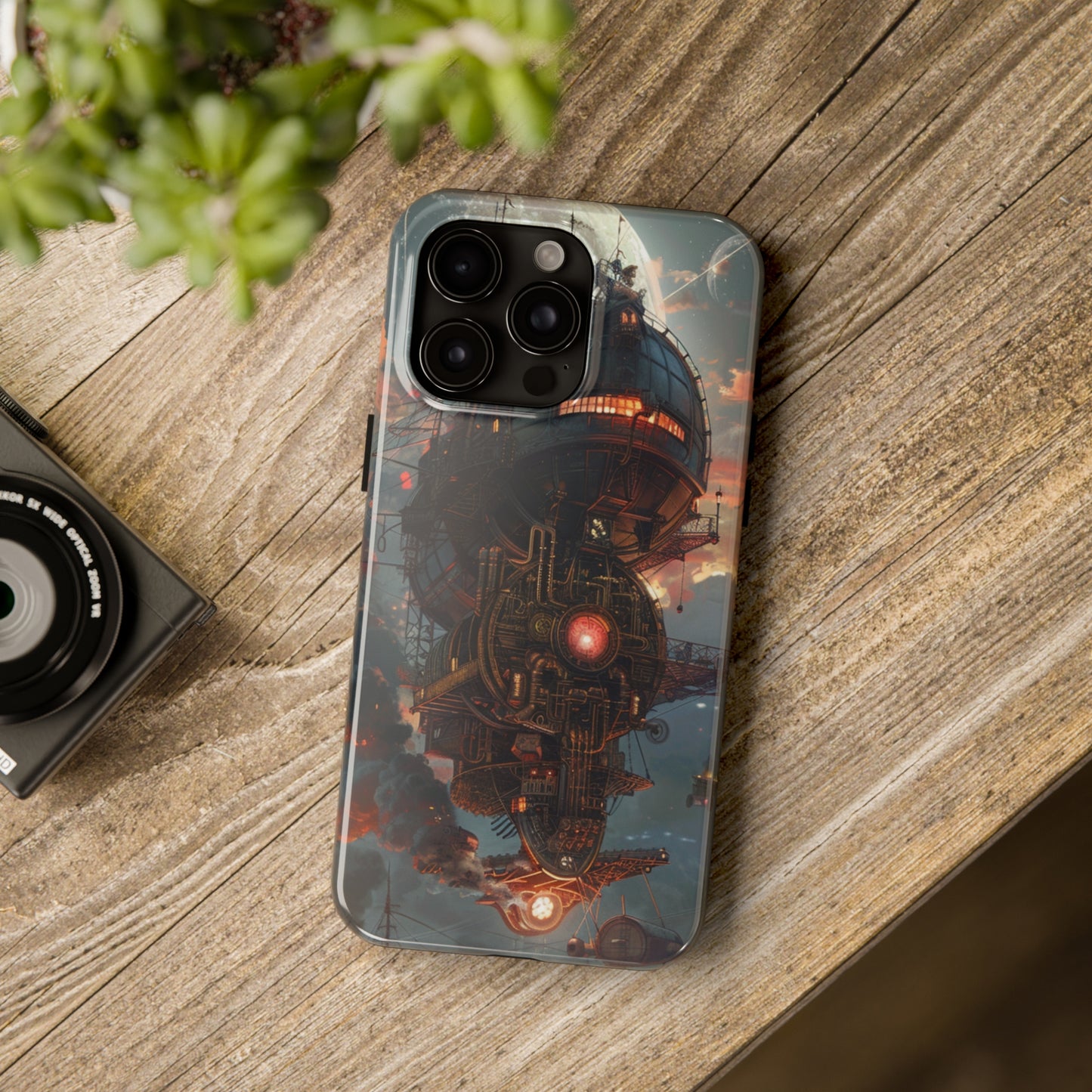 Steampunk Adventures 3 Phone Case for iPhone - Lightweight, Impact Resistant, Wireless Charging Compatible