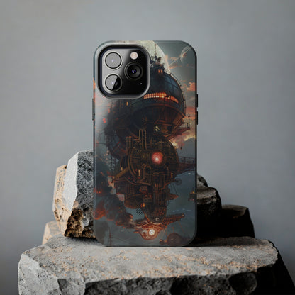 Steampunk Adventures 3 Phone Case for iPhone - Lightweight, Impact Resistant, Wireless Charging Compatible